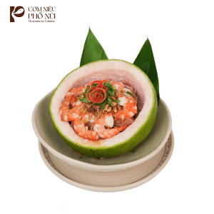 Gỏi Bưởi Tôm Sú Khô Mực Xé