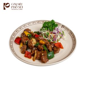 Bò Lúc Lắc Sốt Tiêu Đen