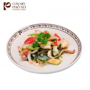 Mực Xào Dưa Leo Cà Chua