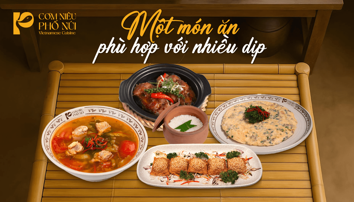 Một món ăn phù hợp với nhiều dịp