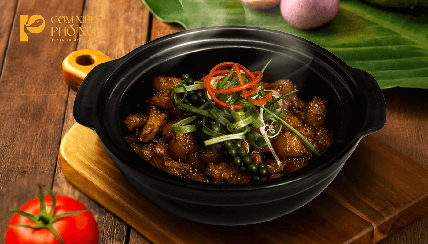 thịt ba rọi kho tiêu