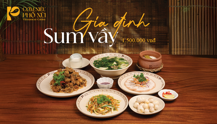 Set Cơm Gia Đình Sum Vầy – Trọn vị ấm áp cho bữa ăn quây quần