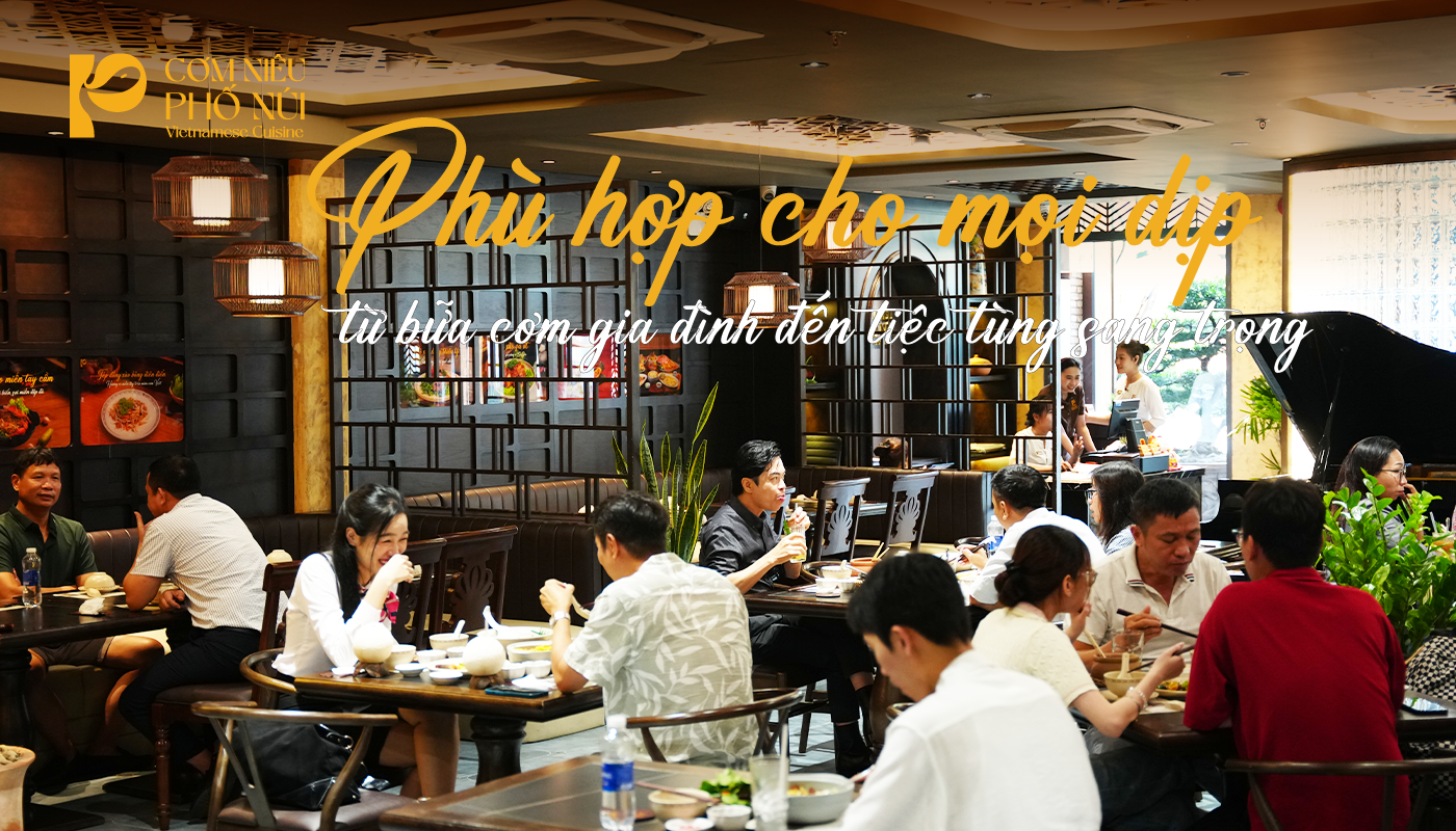 Phù hợp cho mọi dịp – từ bữa cơm gia đình đến tiệc tùng sang trọng