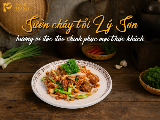 Sườn cháy tỏi Lý Sơn – Hương vị độc đáo chinh phục mọi thực khách
